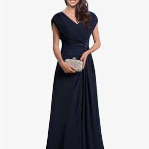 Sophisticated Navy Maxi Dress